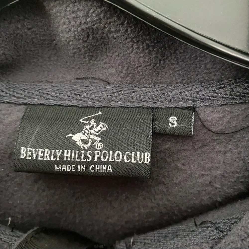 Beverly Hills Polo‎ Club grey black jacket mens